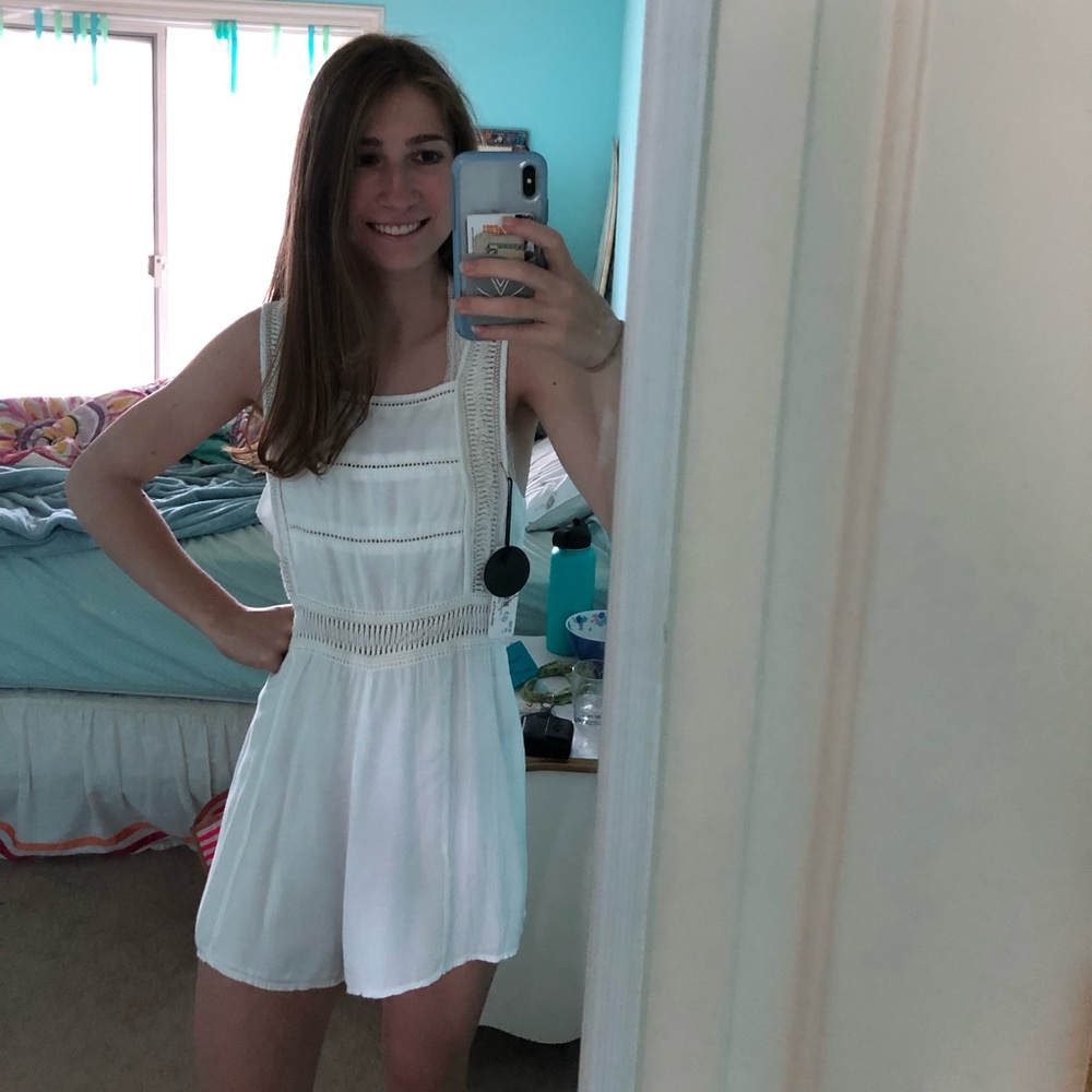 Amuse society white romper